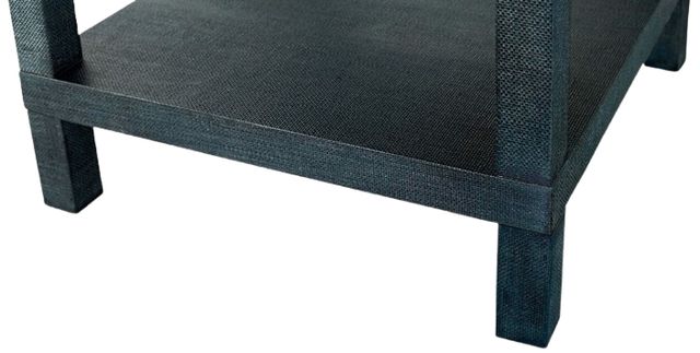 Bassett® Furniture Ventura Raffia Pacific Blue End Table-4