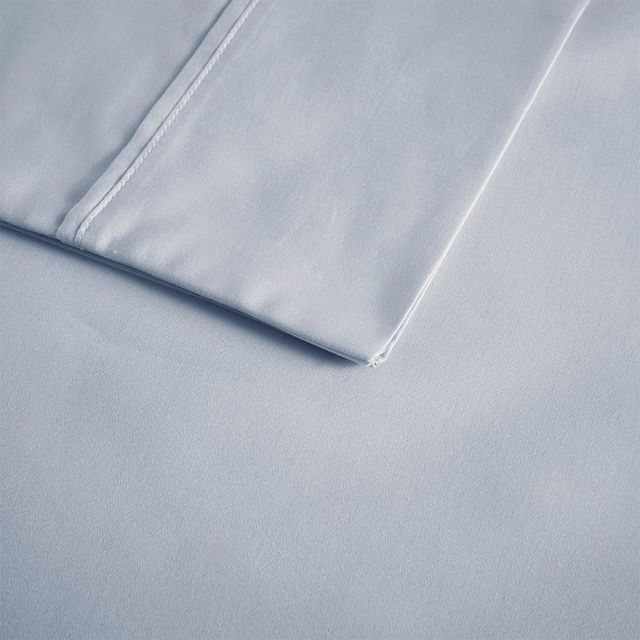 Olliix by Beautyrest Blue King 600 Thread Count Cooling Cotton Rich Sheet Set-3