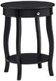 Crown Mark Jacie Black Chairside Table-0