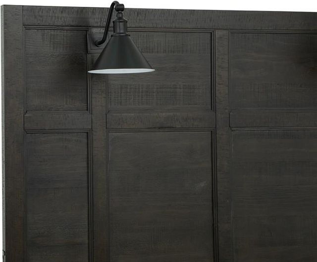 Magnussen Home® Westley Falls Graphite Complete King Lamp Panel Bed-3