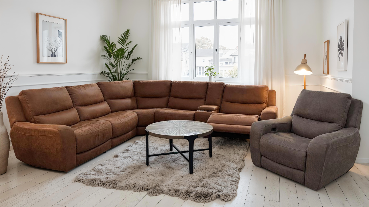 Manwah Cheers Texas Power Reclining Sectional