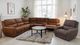 Cheers by Man Wah Texas 6-Piece Brown Power Reclining Sectional-2