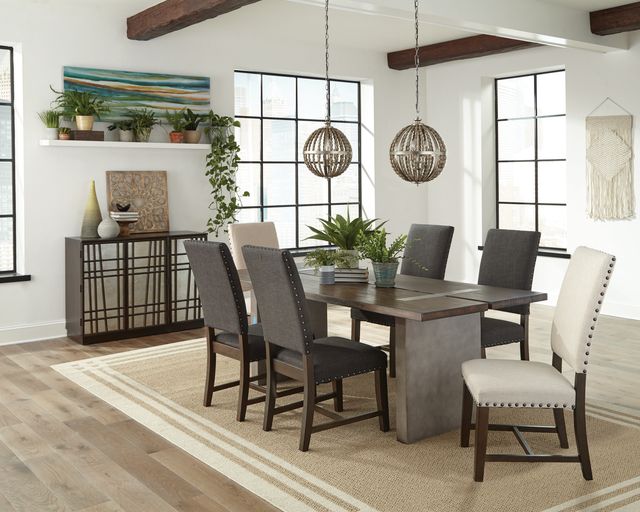 Coaster® Twain 2-Piece Warm Grey Side Chairs-1