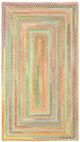 Capel Rugs Cutting Garden Buttercup 4' x 6' Concentric Rectangle Rug-0