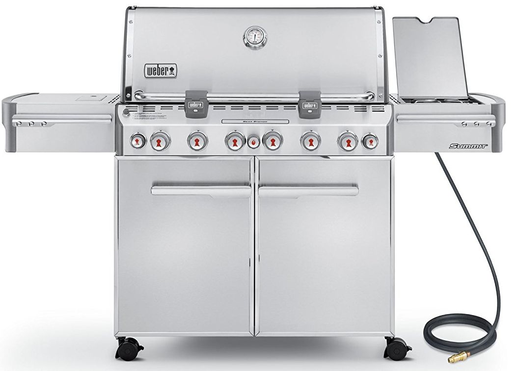 Weber Grills S 670 74 Natural Gas Stainless Steel Freestanding Grill Stewart s TV Appliance