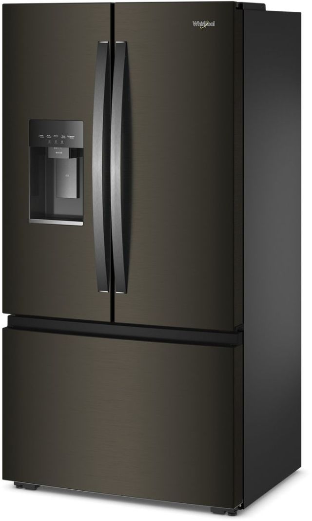Whirlpool® 36" 23.4 Cu. Ft. Fingerprint Resistant Black Stainless Steel Counter Depth French Door Refrigerator -3