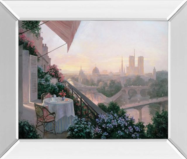 Classy Art Dinner for Two by Christa Kieffer Framed Wall Art-0