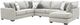 Albany Industries 3-Piece Glenrock Gray Sectional-0