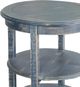 Sunny Designs™ Marina Ocean Blue Round Side Table-3