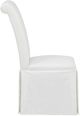 Coaster® Shawna 2-Piece White Upholstered Skirted Side Chair Set-5