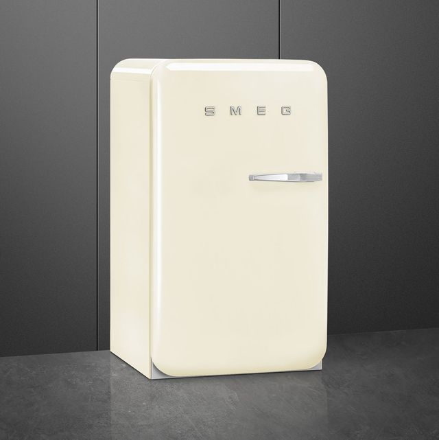 Smeg Retro Style 21" 4.5 Cu. Ft. Cream Compact Refrigerator-3