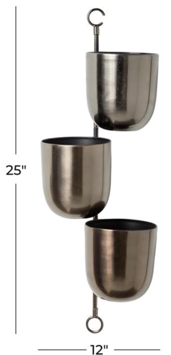 Deco Marche Black 25" Planter-2