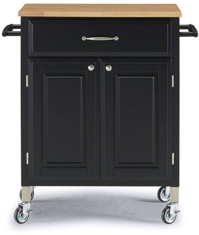 homestyles® Dolly Madison Black Kitchen Cart-0