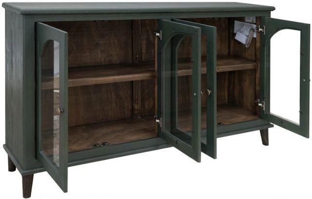 International Furniture Direct Genova Forest Green Console-3