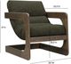 TOV Furniture Palma Dark Ash/Forest Green Accent Chair-2