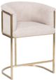 Vanguard® Furniture Vanguard Skye Novum Dove/Satin Brass Counter Stool-0