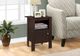 Monarch Specialties Inc. Espresso Accent Table-2