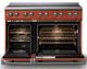 Viking® 5 Series 48" Spiced Cider Pro Style Induction Range with Polished Chrome Trim-1