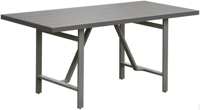 Intercon Navarro Mocha Aluminum Outdoor Counter Table-0