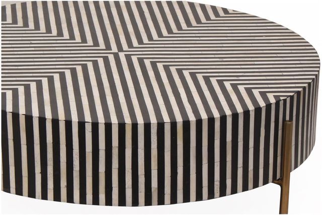 Moe's Home Collection Chameau Black/White Small Coffee Table-3