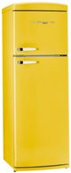 Unique® Appliances Classic Retro 24" 11 Cu. Ft. Canary Yellow Counter Depth Top Freezer Refrigerator-2