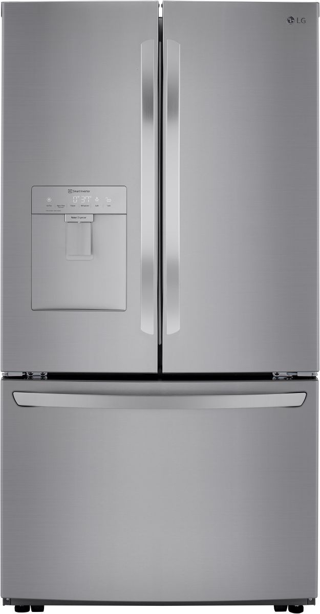 Lg 290 Cu Ft Stainless Steel Look French Door Refrigerator Aztec Appliance San Diego Ca 9374