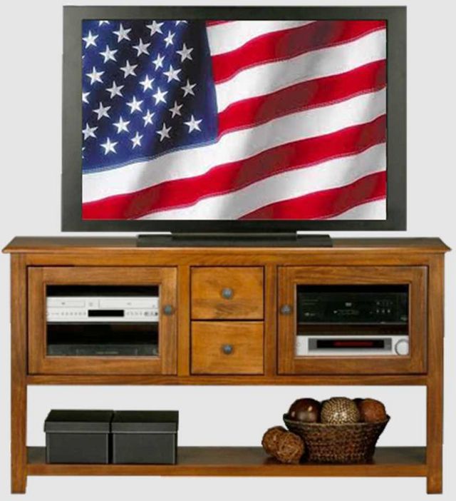 American Heartland Manufacturing Poplar 57" TV Stand/Sofa Table-1