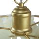 A & B Home Gold/White Iron And Cotton Thread Chandelier-3