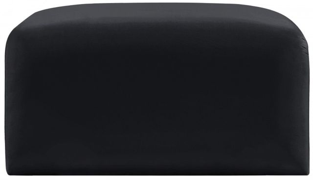 Meridian Furniture Arc Black Velvet Ottoman-3