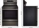 LG 30" Black Stainless Steel Freestanding Electric Range with Smart Wi-Fi Enabled ProBake Convection®-2