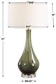 Uttermost® Marist Green Table Lamp-2