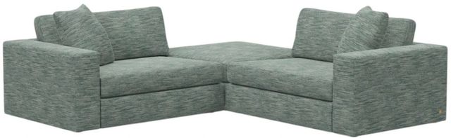 American Leather® Customizable Steve 3-Piece Fabric Sectional-1