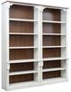 Martin Furniture Durham 2-Piece Brushed Chalk Bookcase-0
