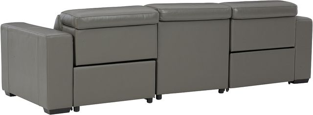 Signature Design by Ashley® Texline 4-Piece Gray Power Reclining Sofa-2