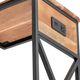 Crestview Collection Bengal Manor Dunwell Brown C Side Table with Antique Black Base-2