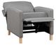 Homelegance® Hampstead Gray Manual Push Back Recliner-5