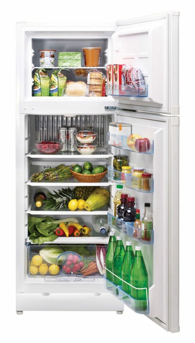 Unique® Appliances 24" 9.7 Cu. Ft. White Propane Top Freezer Refrigerator-2