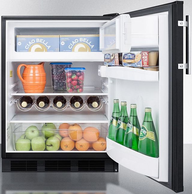 Summit® 24" 5.1 Cu. Ft. Black Compact Refrigerator-3