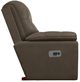 La-Z-Boy® Morrison Mink Power Rocking Recliner with Headrest and Lumbar-3