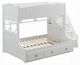 ACME Furniture Meyer White Twin Over Full Bunk Bed-0
