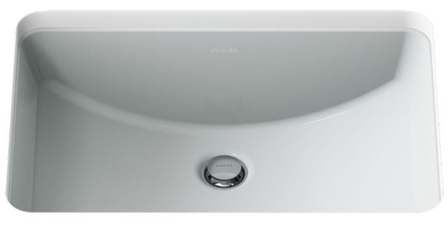 Kohler Ladena® Ice Grey 21" Rectangular Undermount Bathroom Sink-4