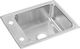 Elkay Lustertone® Classic Lustrous Satin 22" x 17" x 5" 2-Hole Single Bowl Drop-In Classroom ADA Sink-0