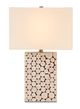 Currey & Company Mimosa Natural Wood Rectangular Table Lamp-0