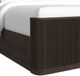 Elements International Sylvie Dark Brown Queen Upholstered Panel Bed-3