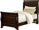 Vaughan-Bassett French Market Merlot Twin Poster Bed-0