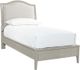 aspenhome® Charlotte Shale Twin Upholstered Bed-0