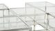 A & B Home Atelier Clear/Silver Cocktail Table-3