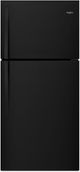 Whirlpool® 30 in. 19.2 Cu. Ft. Black Top Freezer Refrigerator-0