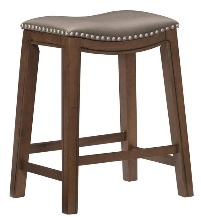 Homelegance® Ordway Brown/Gray 24" Counter Stool-0