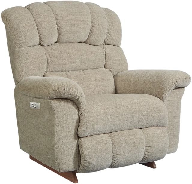 La-Z-Boy® Randell Cream Power Rocking Recliner with Headrest and Lumbar-0